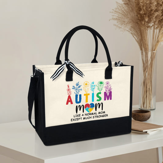 Autism Mom, Like A Normal Mom Tote Bag TPT1712NTH