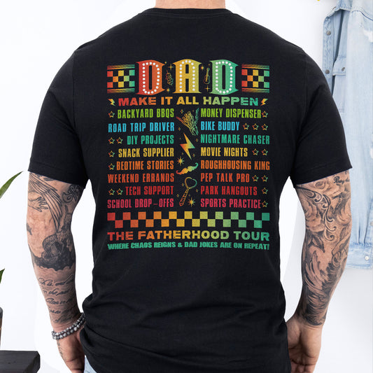 Father's Day Tee, Dad Tour Shirt, The Fatherhood Tour T-shirt Gifts For Dad HTT78HVN